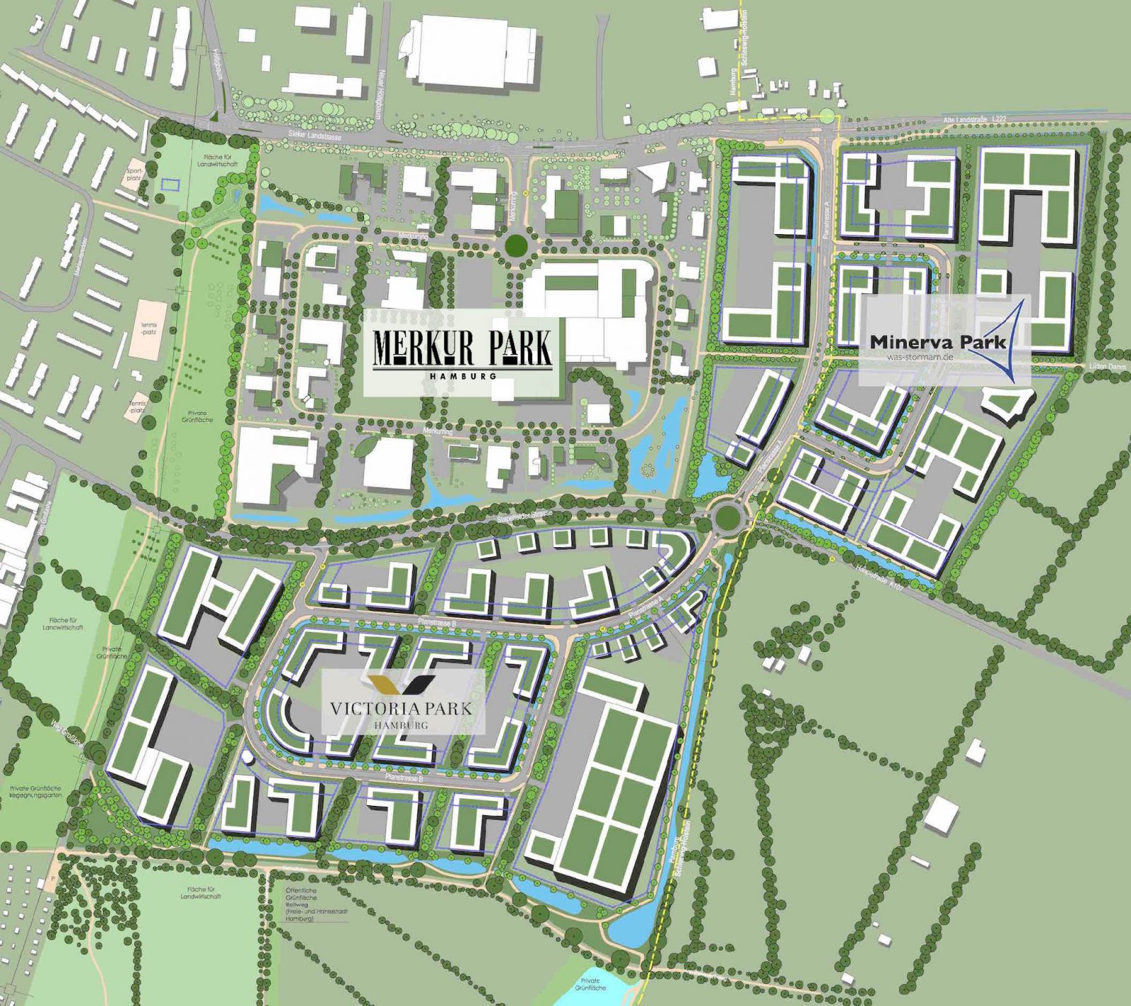 Verkehrsgünstiger Lage und guter Anbindung Victoria Park Hamburg